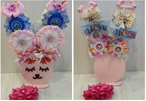 Laser Cut Bunny Scrunchie Stand