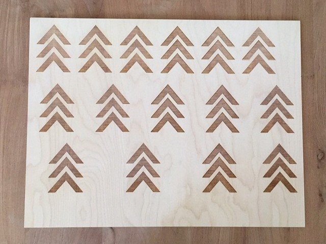 Laser Cut Arrow Sign Decor