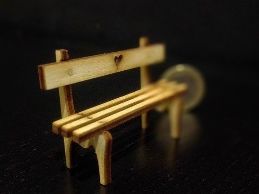 Laser Cut Doll Bench