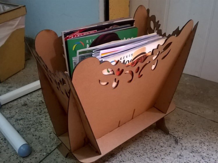 Laser Cut Magazine Holder