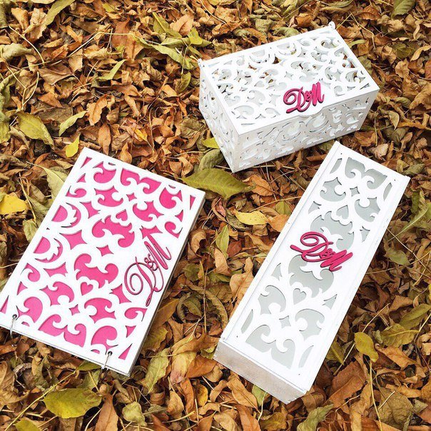 Laser Cut Decorative Wine Box