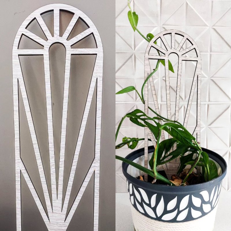Laser Cut Plant Trellis Potted Plants Climbing Holder For Garden Stems Vines