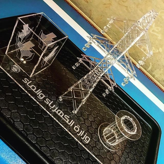 Laser Cut Electrical Engineer Desk Gift