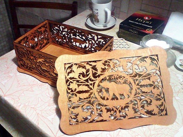 Laser Cut Native Land Basket