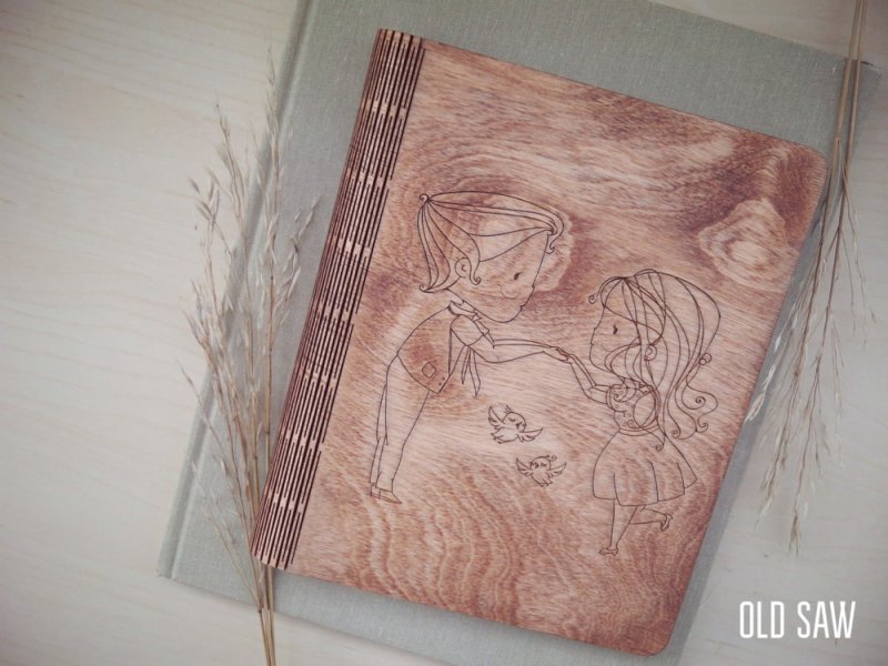 Laser Cut Valentines Day Notebook