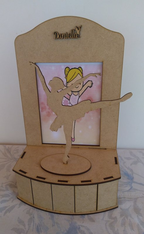Laser Cut Ballerina Stand