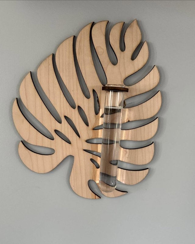 Laser Cut Plant Propagation Station, Gift For Plant Lover, Wall Vase For Plant Cuttings, Hydroponic Vase