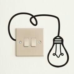 Laser Cut Light Switch Decor