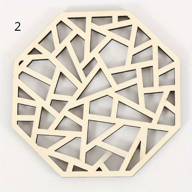 Laser Cut Kitchen Coaster Wooden Pot Holder