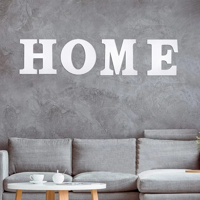 Laser Cut Large Elegant Home Decor Letters Home Letters Wreath Wall