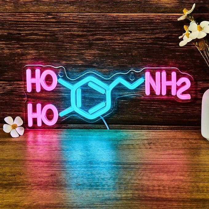 Laser Cut Dopamine Neon Sign