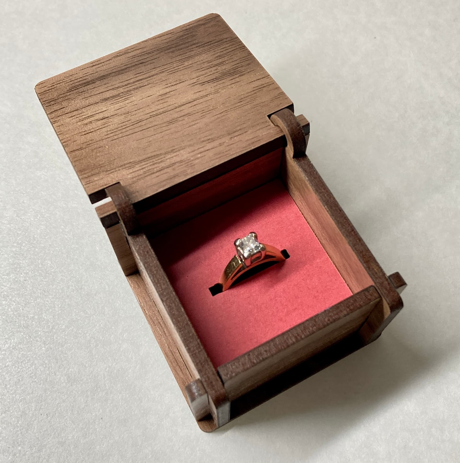 Laser Cut Hinged Jewelry Box SVG File