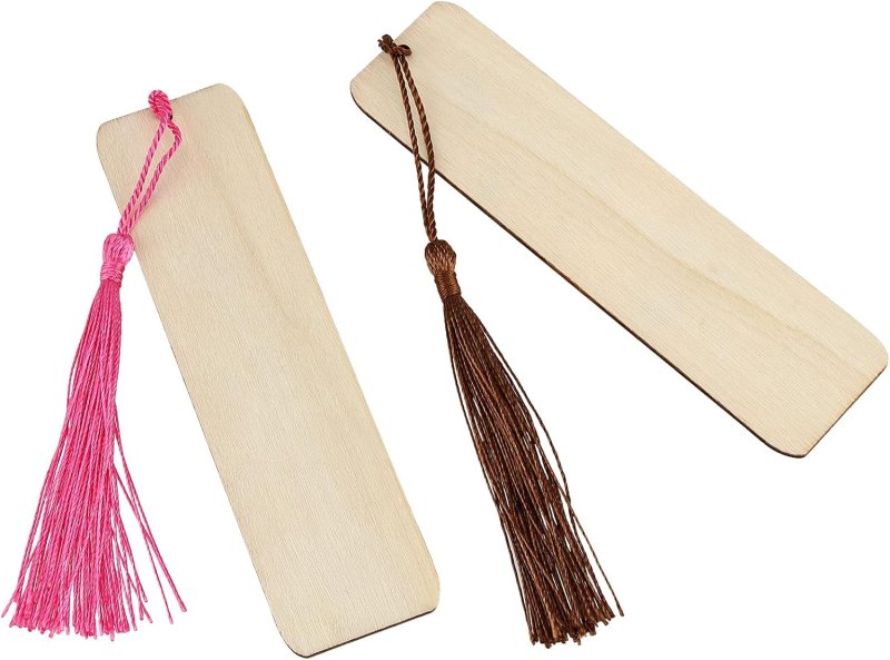 Laser Cut Wooden Blank Bookmarks