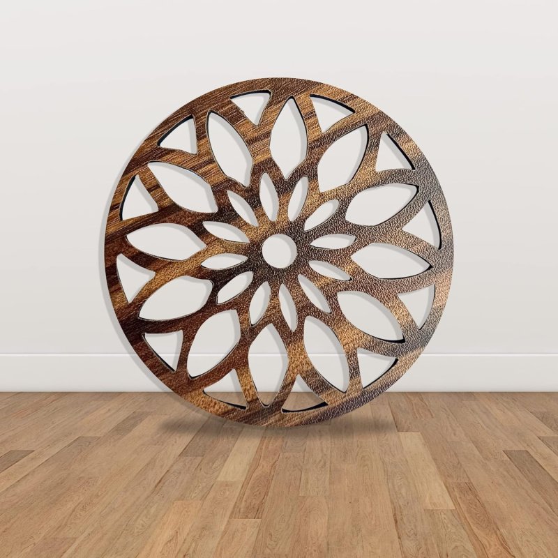 Laser Cut Round Tea Coaster