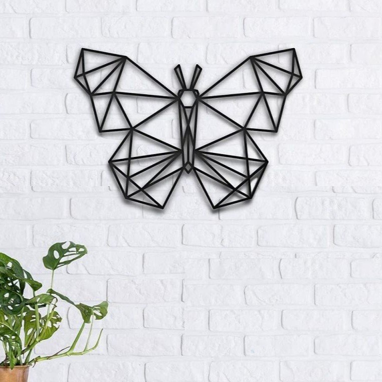 Laser Cut Butterfly Geometric Wall Decor