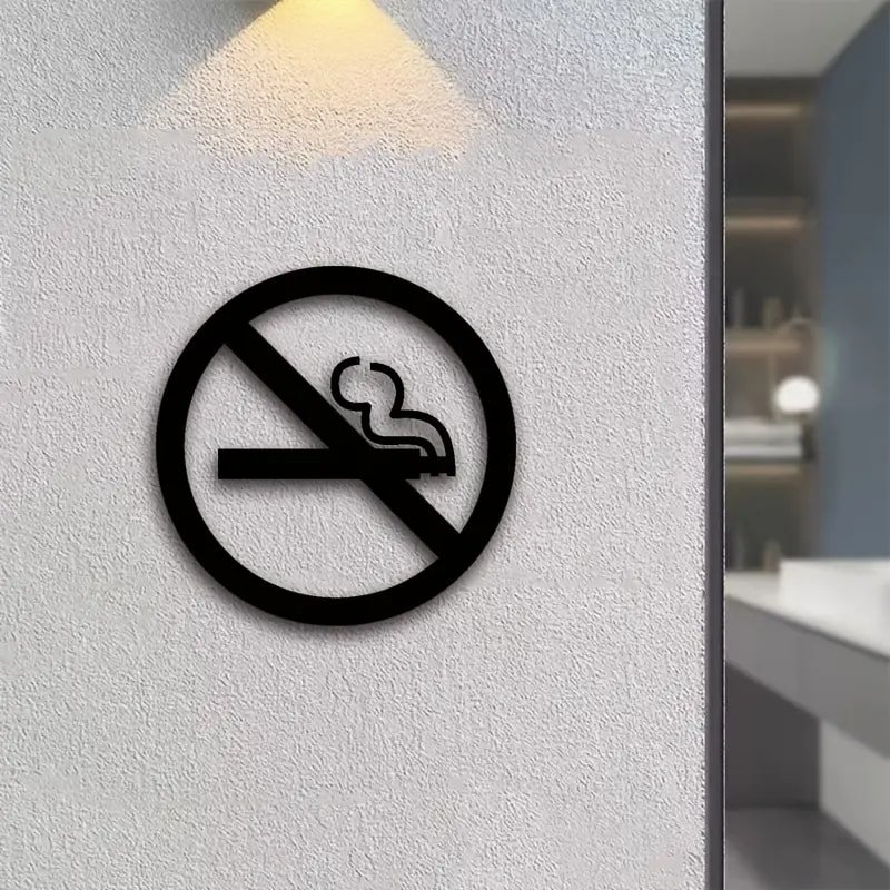 Laser Cut No Smoking Sign