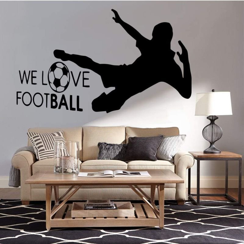 Laser Cut We Love Football Wall Art