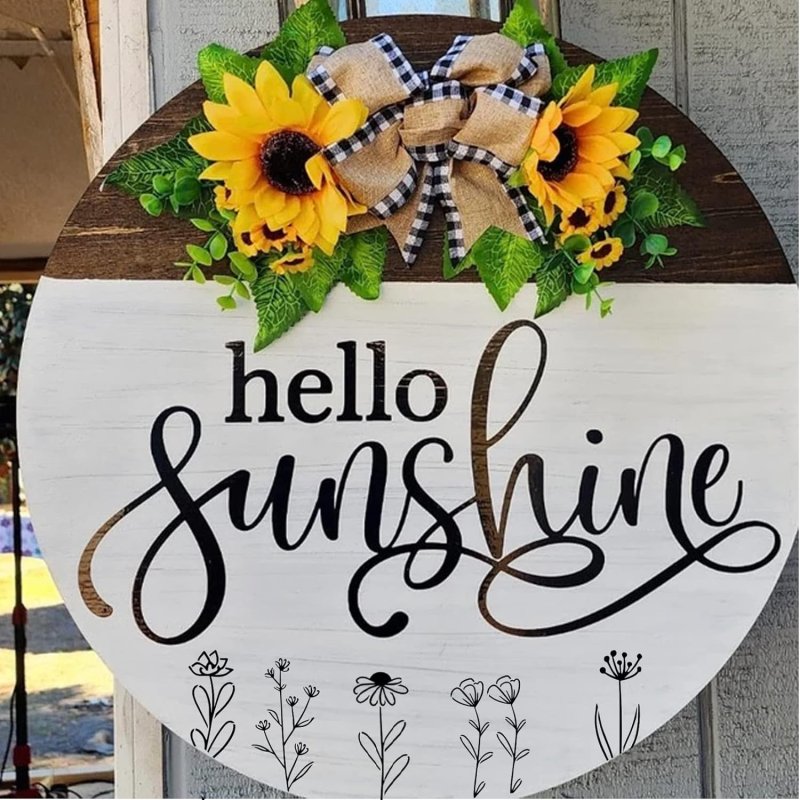 Laser Cut Hello Sunshine Sign