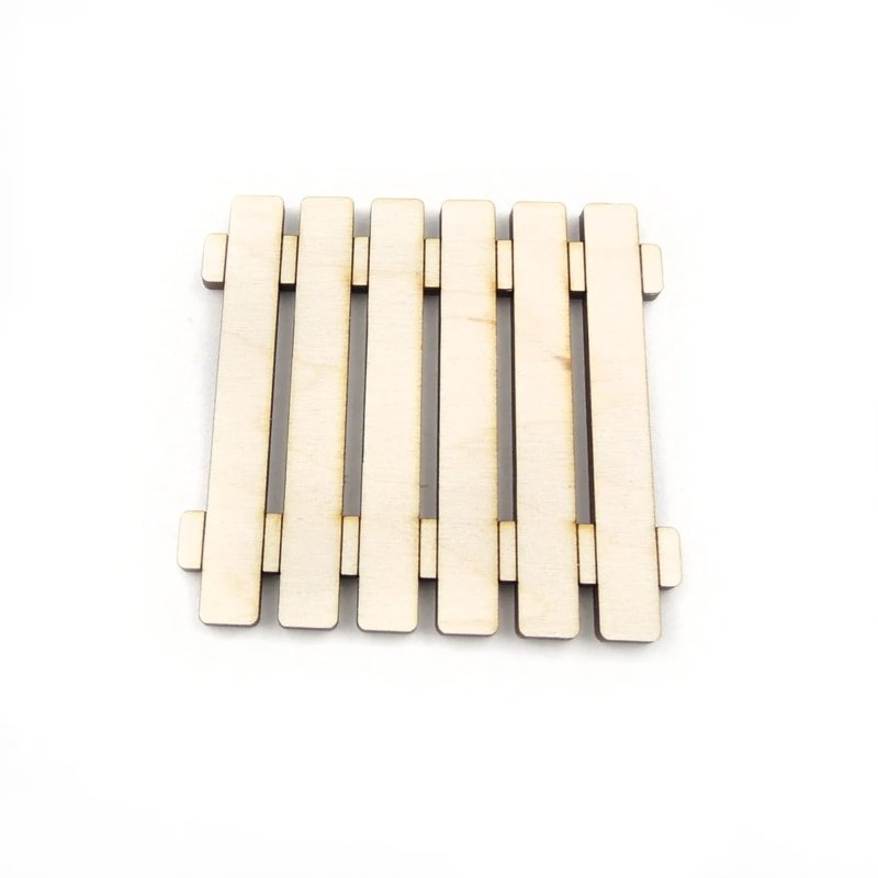 Laser Cut Wooden Fence Shape For Crafts