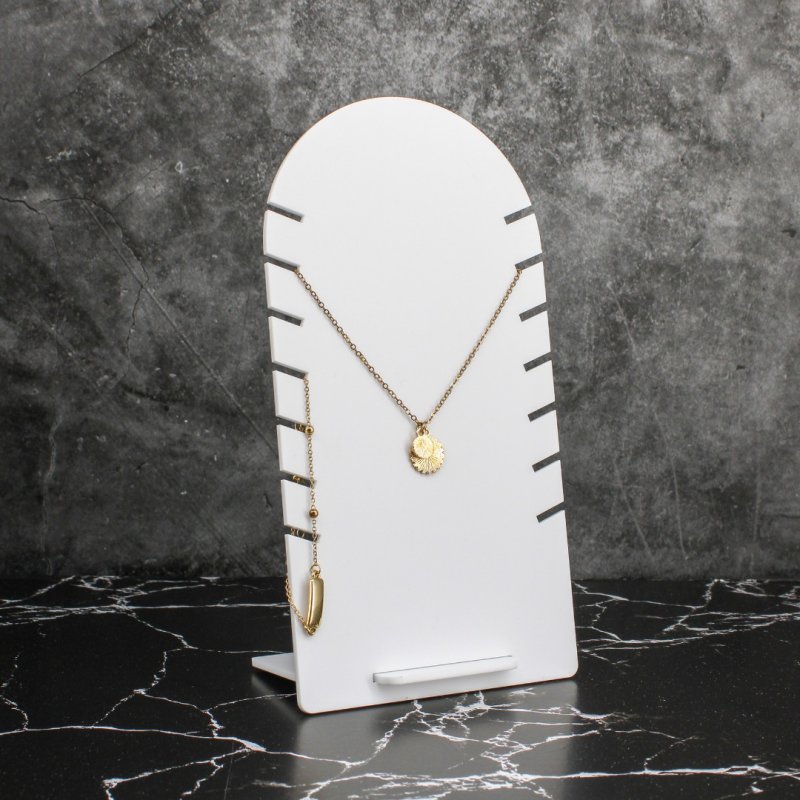 Laser Cut Freestanding Necklace Display Stand Jewelry Display Holder